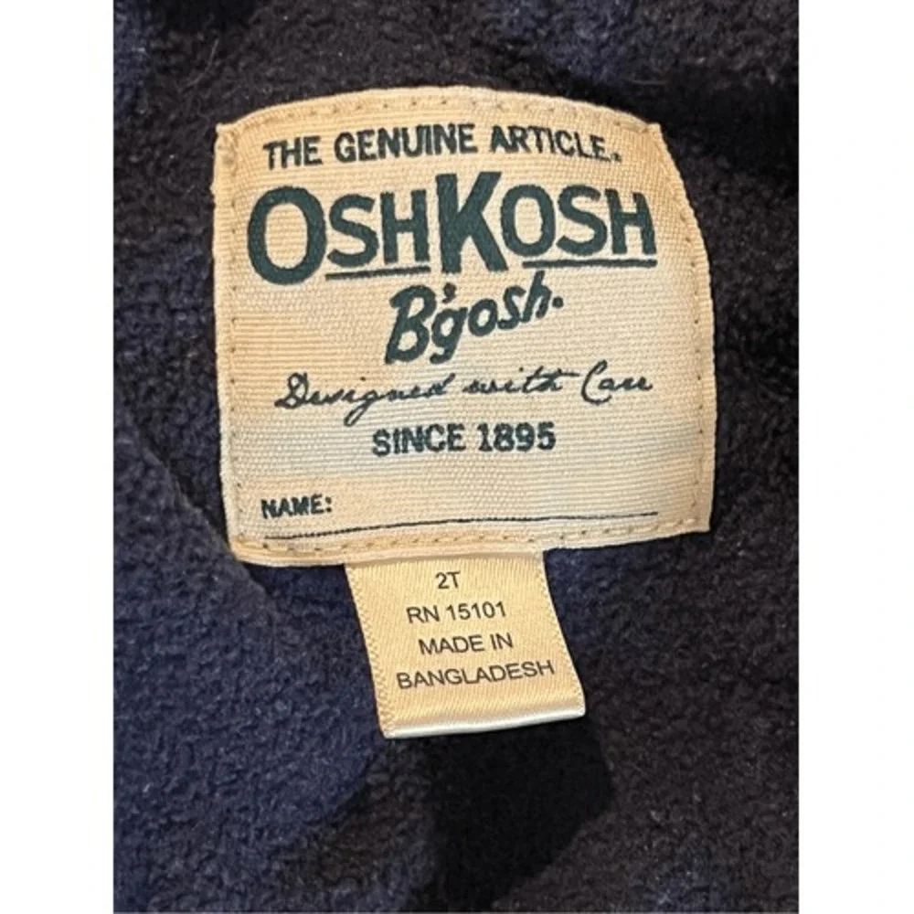 Oshkosh B'gosh Purple‎ Hearts AOP Hooded Puffer Coat 2T Girl Winter Ski Outdoor